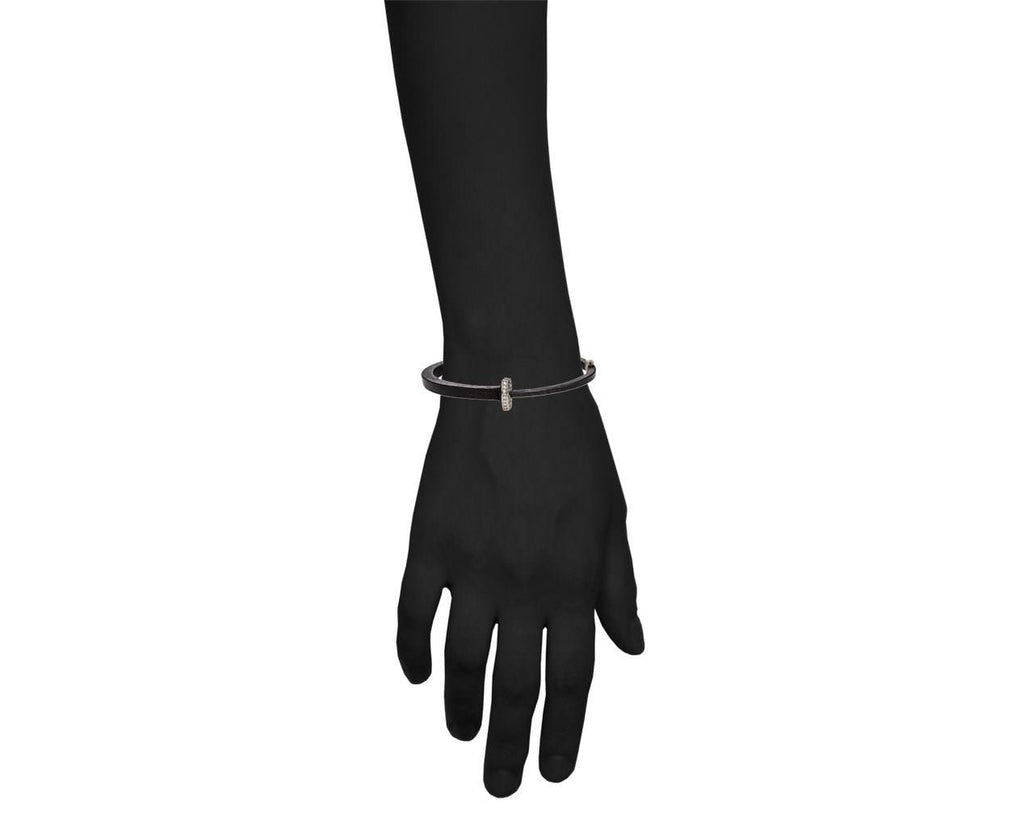 Diamond Pavé Nail Head Iron Bracelet - TWISTonline 