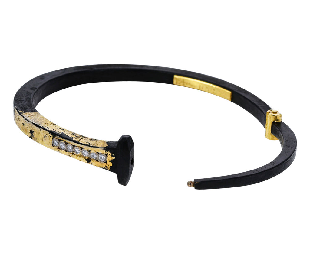 Short Diamond Stripe Splash Nail Bracelet - TWISTonline 