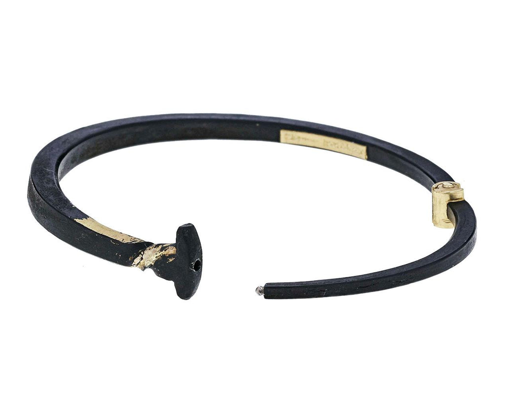 Men's Gold Twist Iron Nail Bracelet - TWISTonline 
