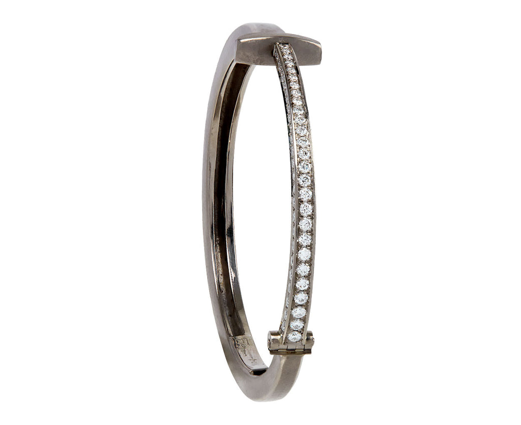 White gold hotsell nail bracelet