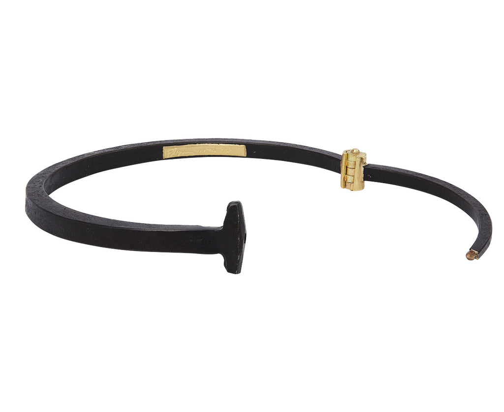 Pat Flynn Men's Plain Nail Bracelet Clasp Open