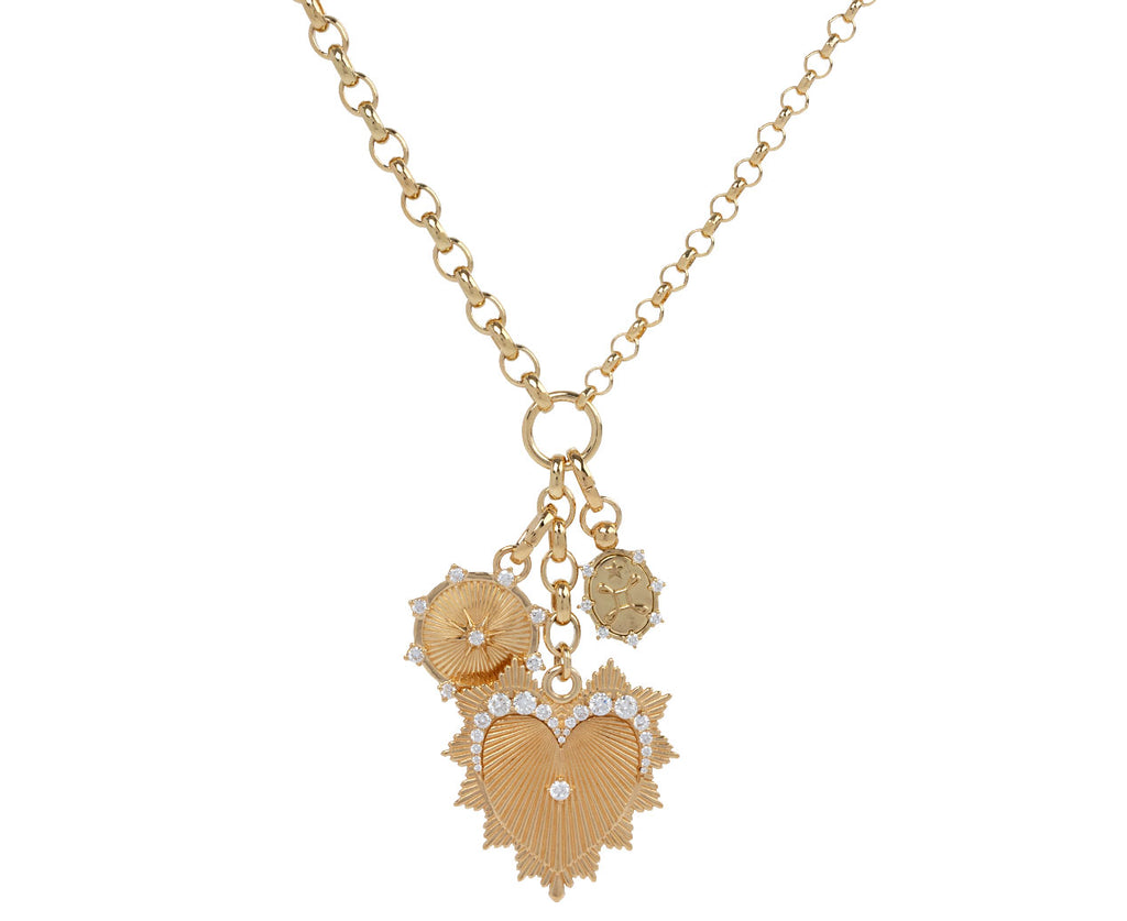 Foundrae online heart necklace