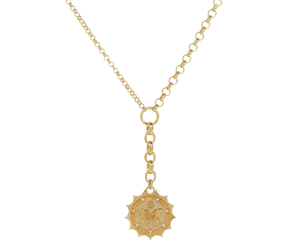 Medium Reverie Medallion on Mixed Belcher Chain Necklace