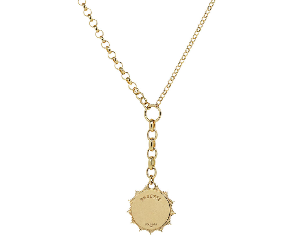 Medium Reverie Medallion on Mixed Belcher Chain Necklace