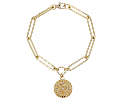 Extended Clip Chain with Baby Wholeness Medallion Bracelet