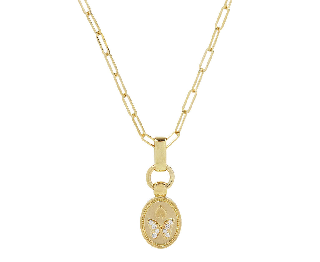 Reverie Mini Crest on Super Fine Clip Chain