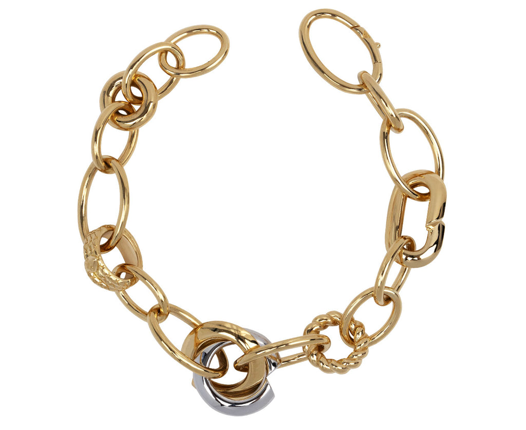 Foundrae Menagerie Chain Bracelet Clasp Open