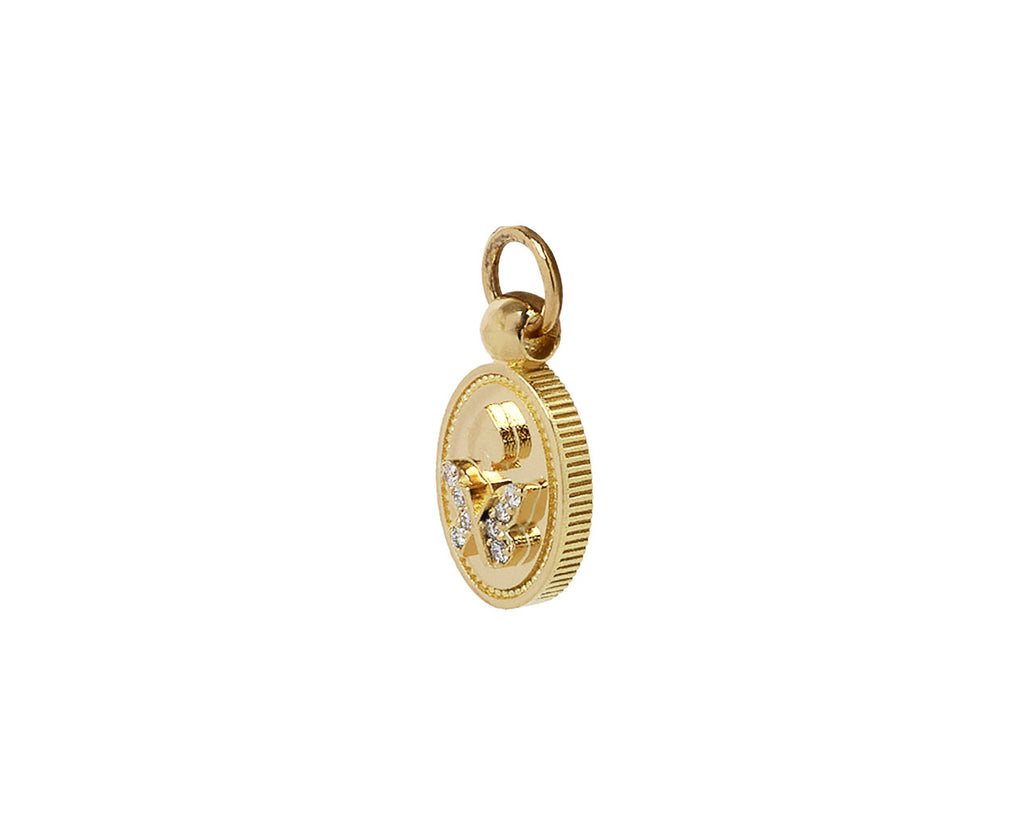 Foundrae Reverie Mini Crest Charm ONLY Side