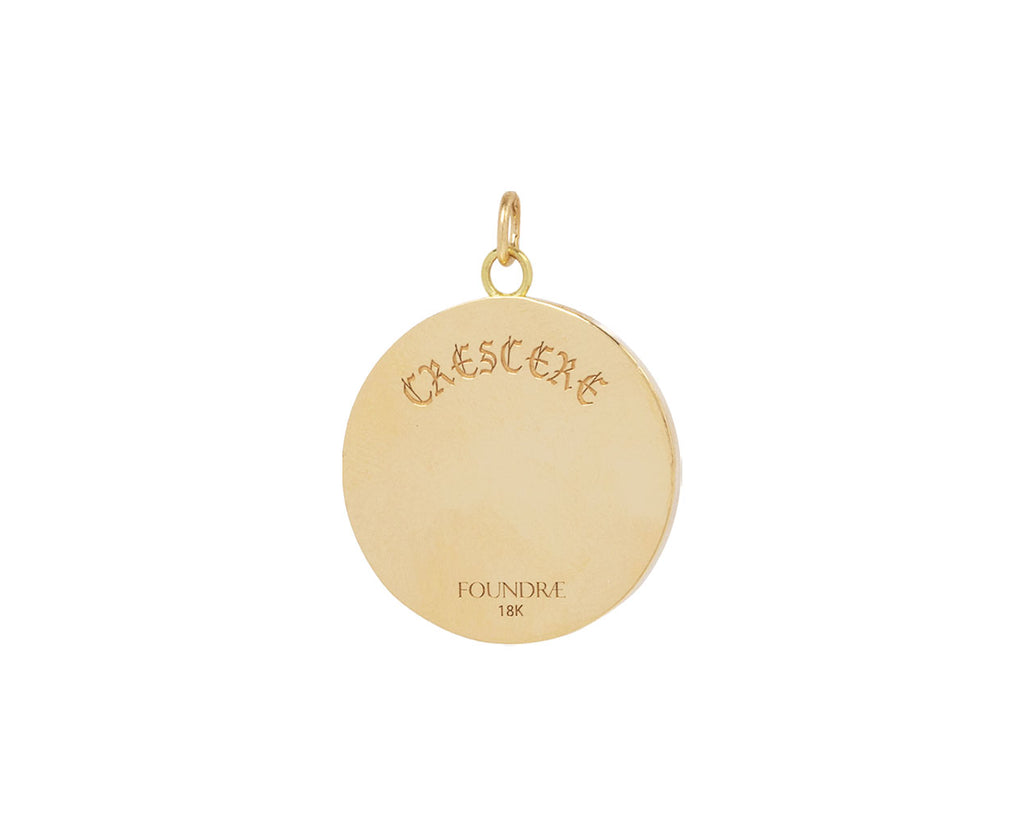 Large Crescent Enamel Charm Pendant ONLY