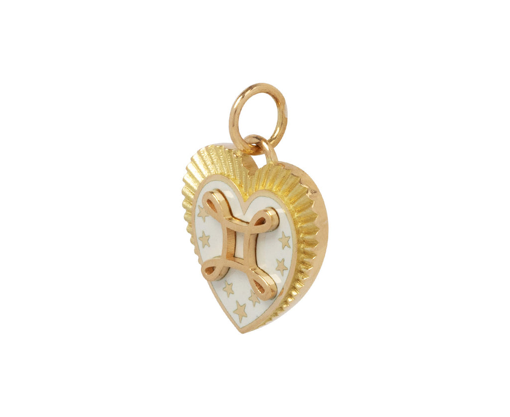 Petite Enamel True Love Heart Charm Pendant ONLY