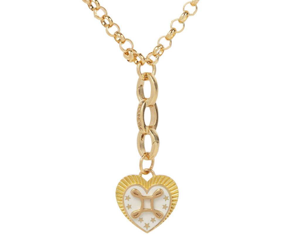 Petite Enamel True Love Heart Charm Pendant ONLY