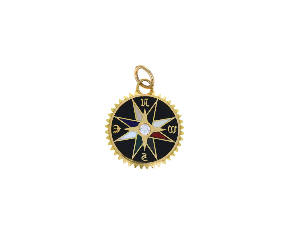 Enamel Internal Compass Pendant ONLY