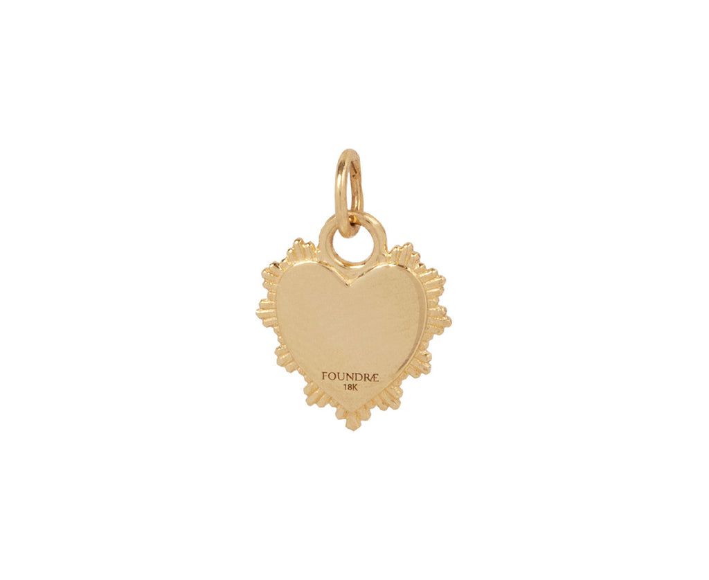 Mini Diamond Star Heart Charm Pendant ONLY