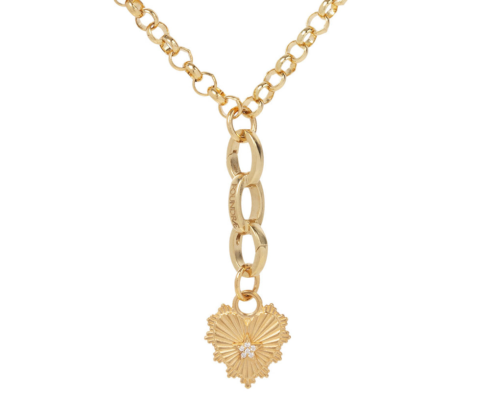 Mini Diamond Star Heart Charm Pendant ONLY