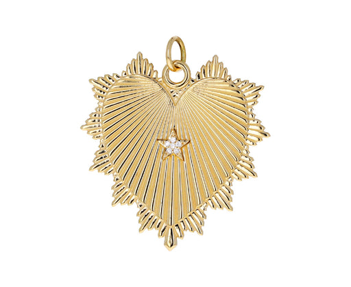 Oversized Love Token with Diamond Star Charm ONLY