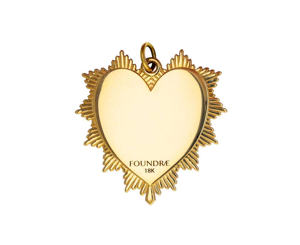 Gold Oversized Love Token Pendant ONLY
