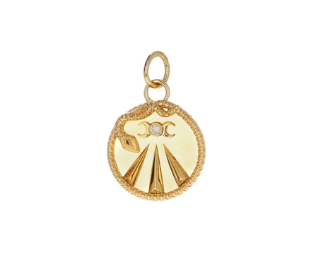 Foundrae Mind, Body, Soul Baby Charm Medallion