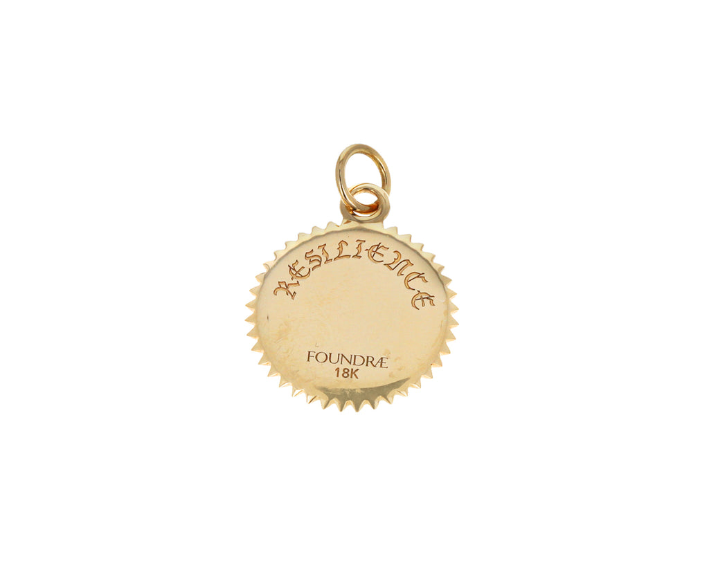 Foundrae Baby Resilience Medallion Pendant Back