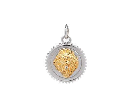 Foundrae White Gold Baby Strength Medallion Pendant ONLY