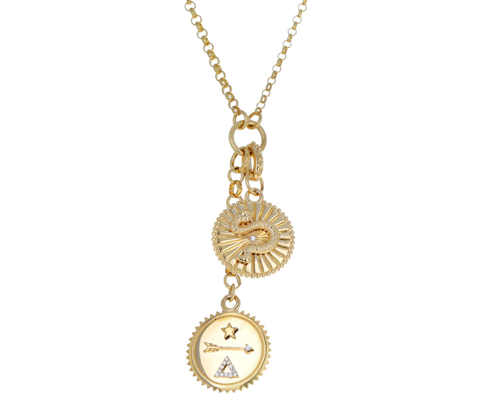 Foundrae Baby Wholeness Medallion Pendant Profile