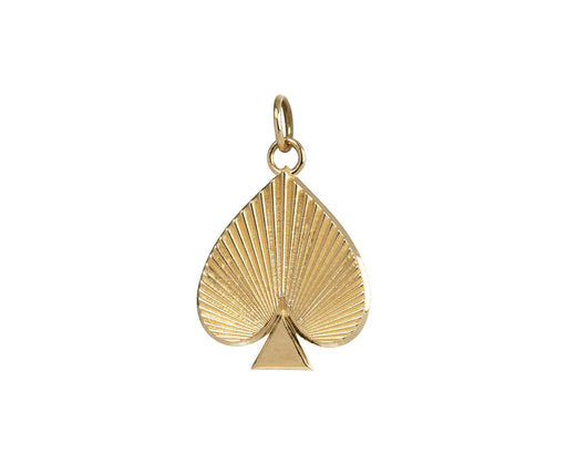 Foundrae Radiating Spade Charm ONLY