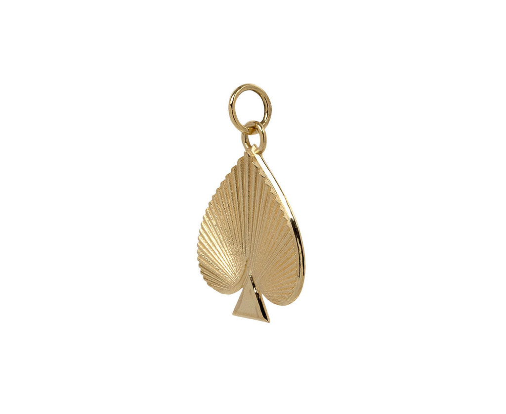 Foundrae Radiating Spade Charm ONLY Side