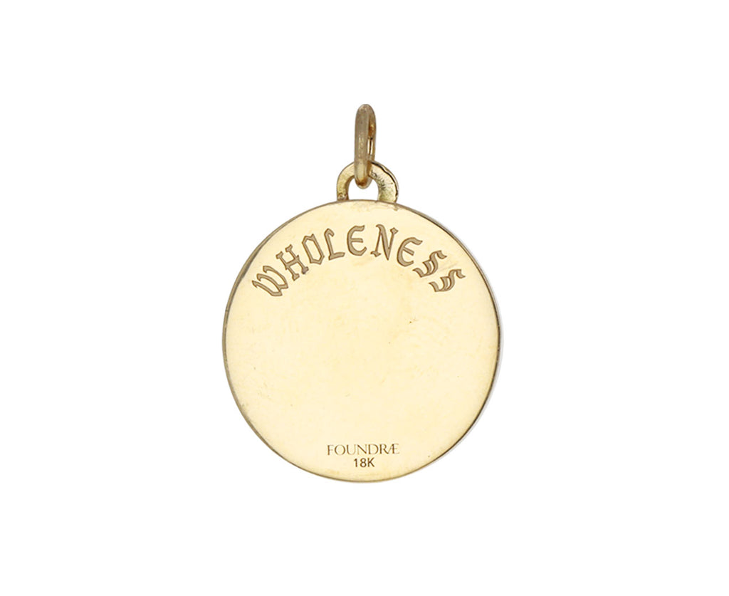 Foundrae Medium Wholeness Medallion Back