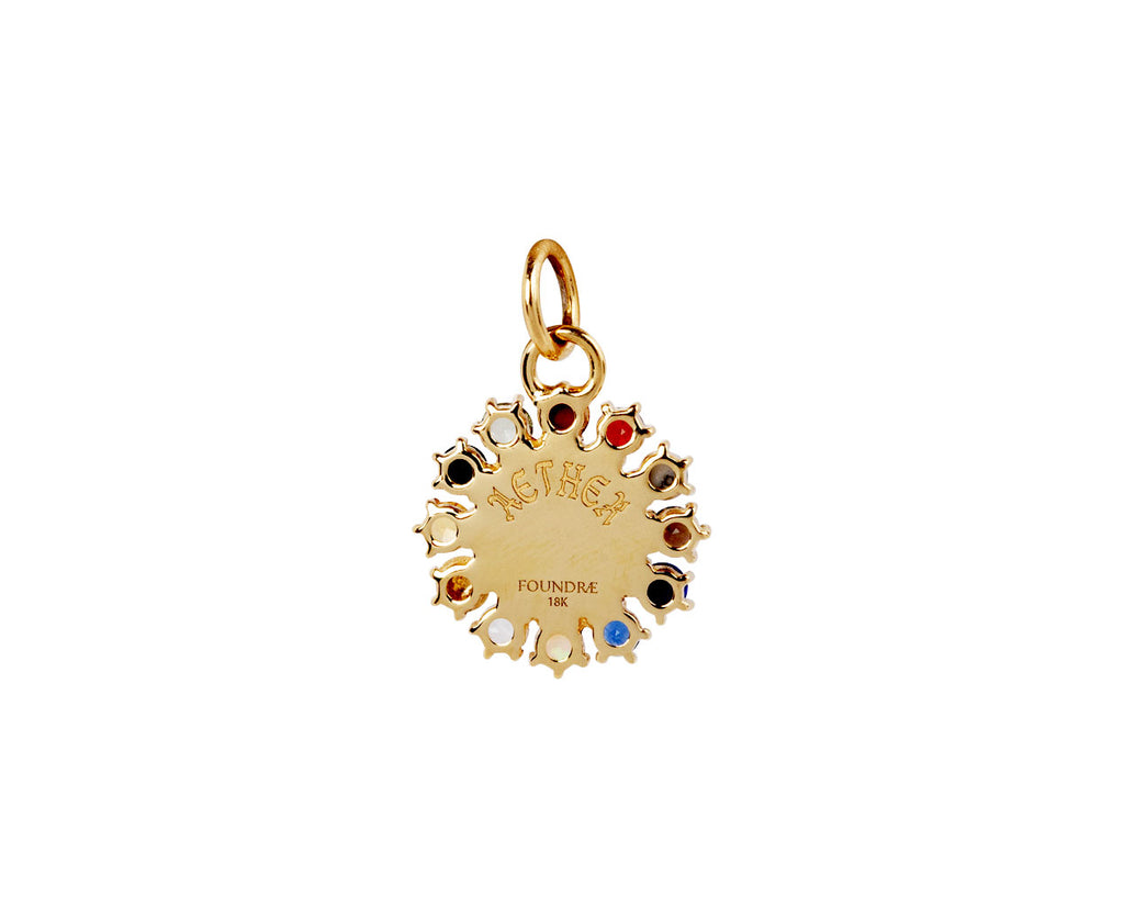 Foundrae Mixed Gem Miniature Aether Pendant ONLY back