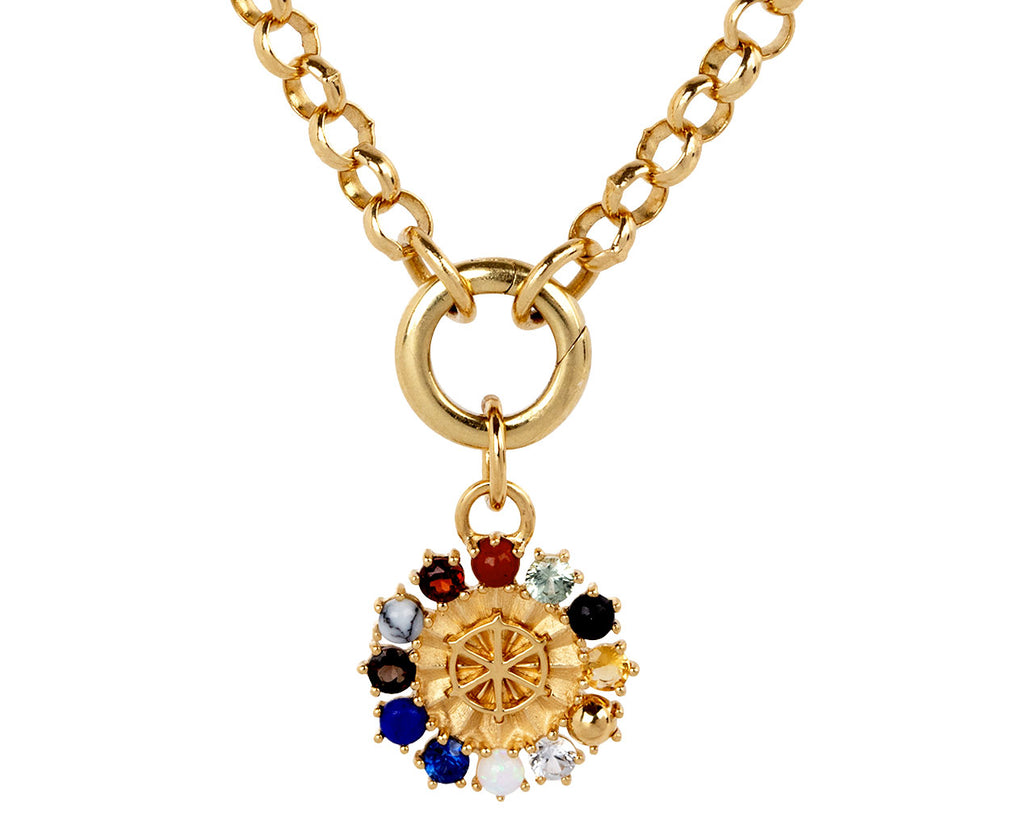 Foundrae Mixed Gem Miniature Aether Pendant ONLY On Chain