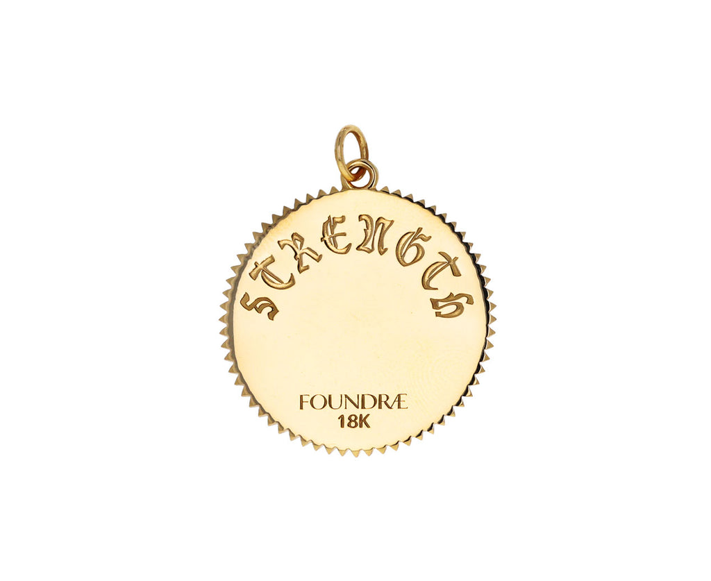 Large Strength Medallion Pendant ONLY