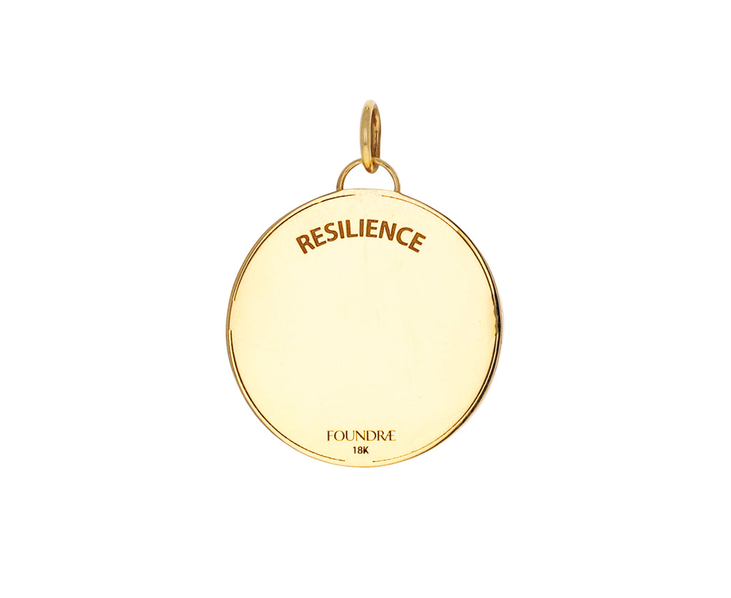 Large Blossoms Medallion Charm ONLY