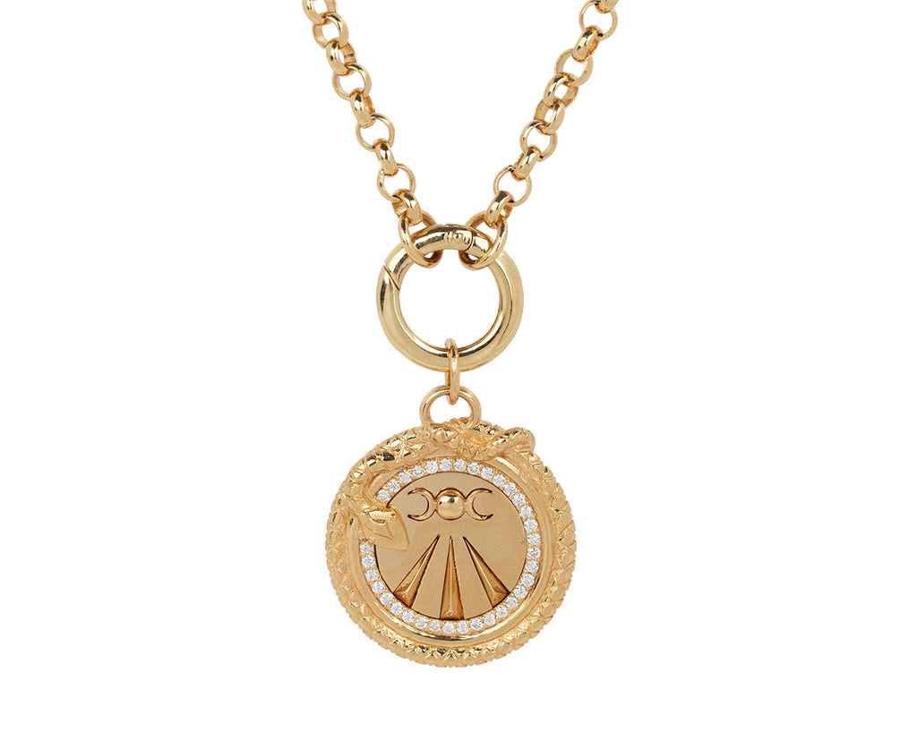 Foundrae Jewelry Large Mind, Body, Soul Medallion Pendant ONLY On Chain