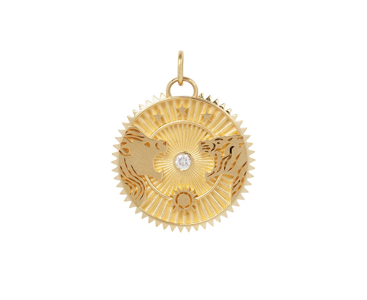 Big medallion sales pendant