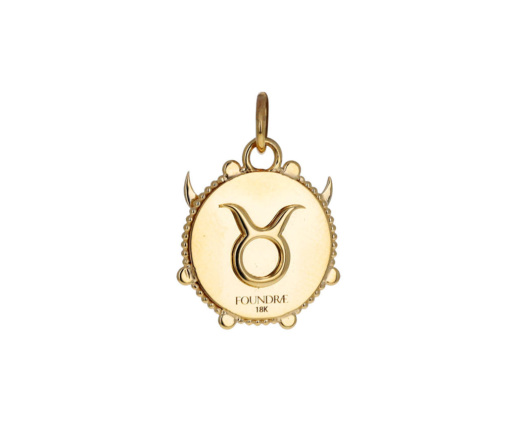 Taurus Zodiac Baby Medallion ONLY