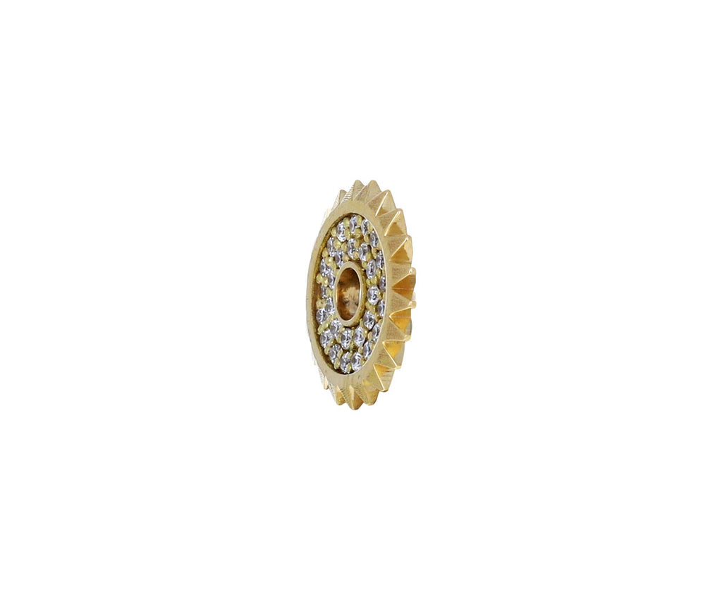 SINGLE Diamond Disk Charm ONLY
