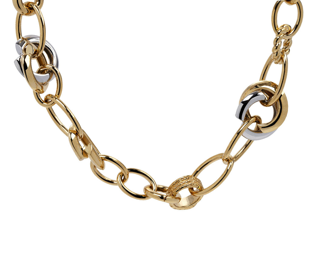 Foundrae Menagerie Chain Necklace Side Close Up