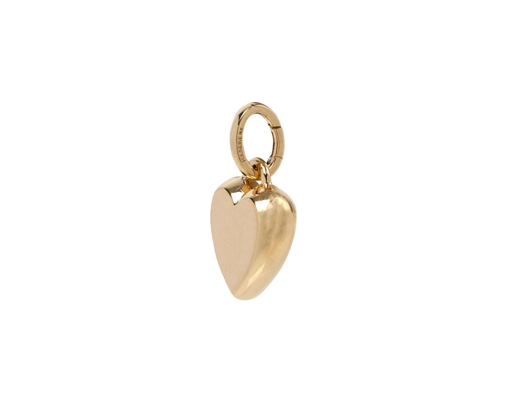Foundrae True Love Small Heart Ingot Medallion ONLY Side View