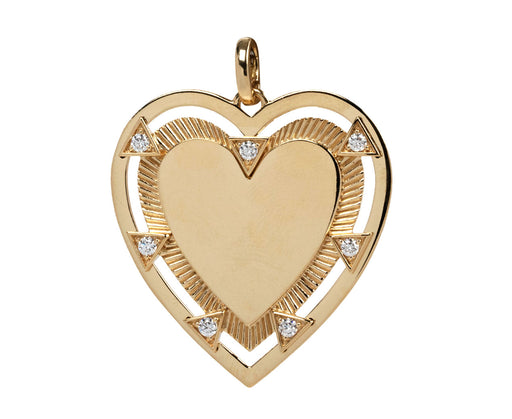 Foundrae Oversized True Love Heart Medallion ONLY