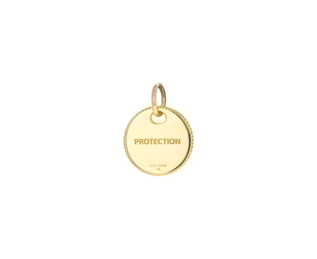 Protection Mini Coin Charm Pendant ONLY