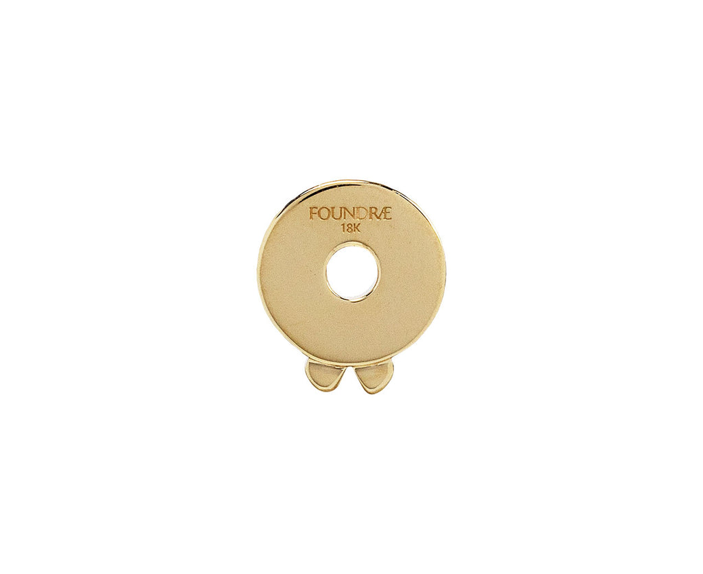 Foundrae Diamond Reverie Symbol Disk Charm ONLY Back