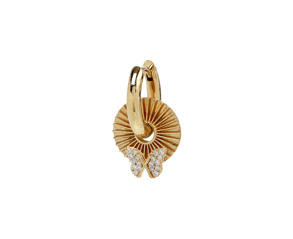 Foundrae Diamond Reverie Symbol Disk Charm ONLY On Hoop