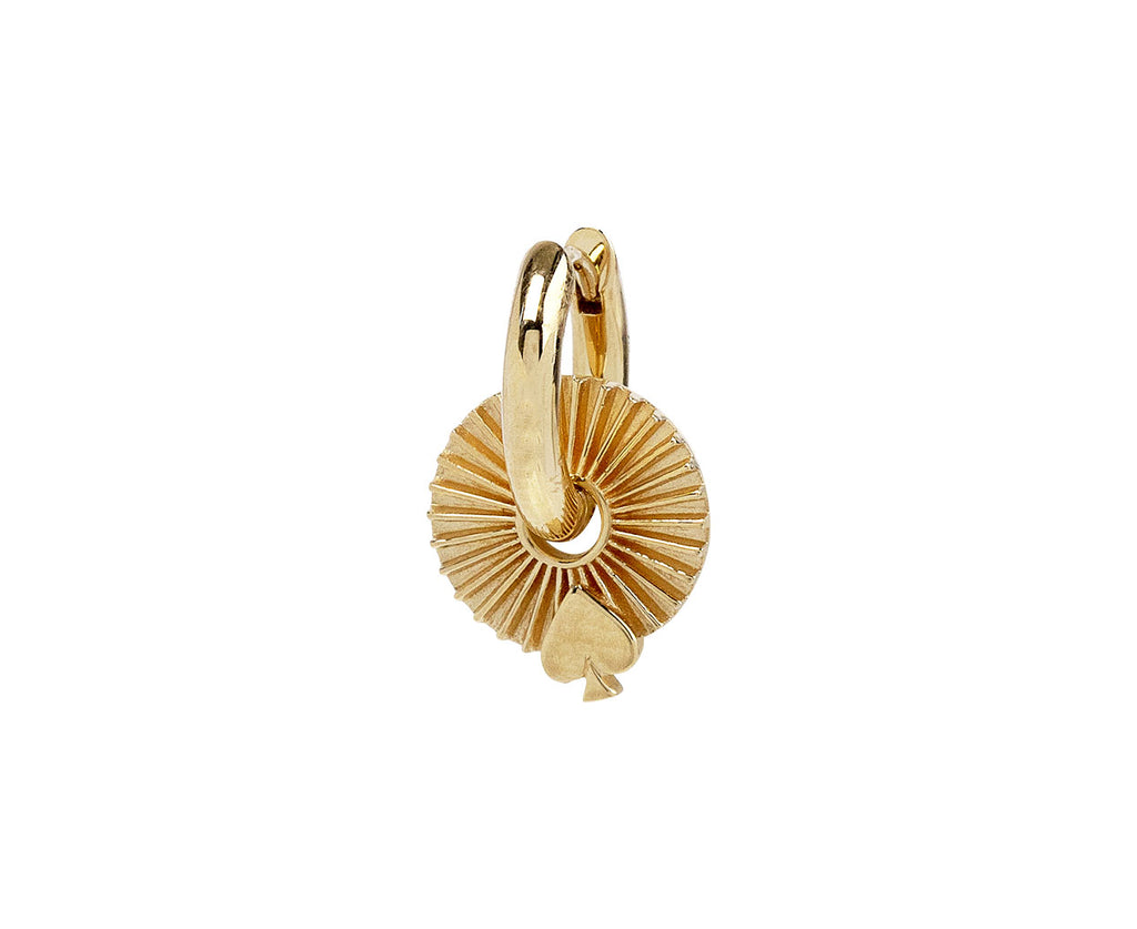 Foundrae Spade Symbol Disk Charm ONLY On Earring