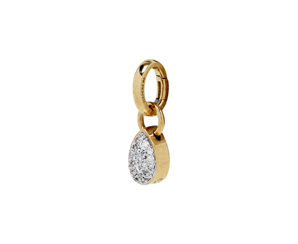 Foundrae Diamond Mini Forever & Always a Pair Charm ONLY Side