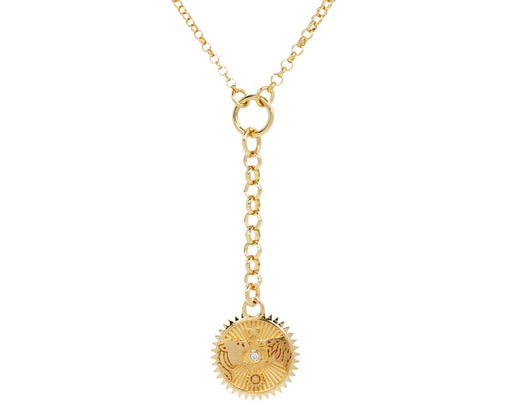 Foundrae Solar and Lunar Strength Mixed Belcher Necklace
