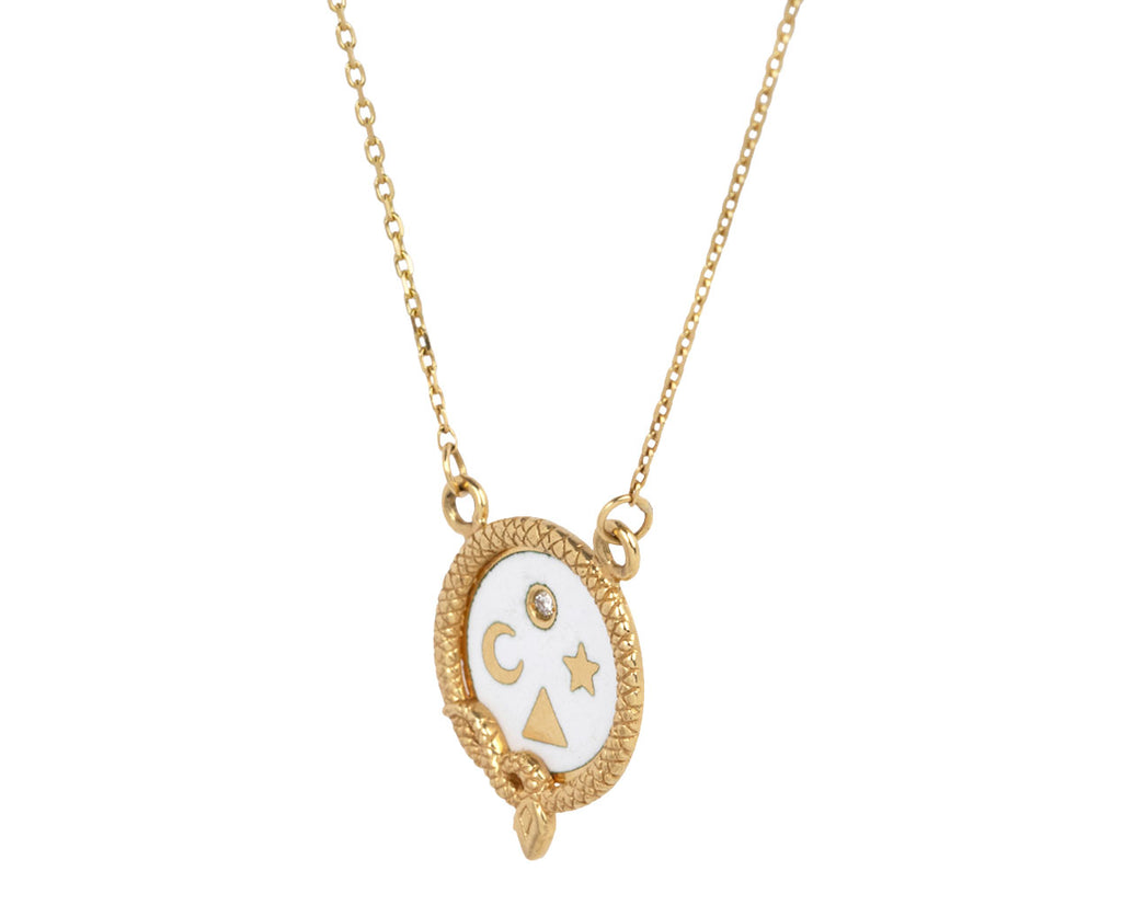 Wholeness Petite Enamel Necklace