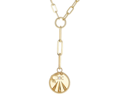 Refined Clip and Baby Mind Body Soul Medallion Necklace
