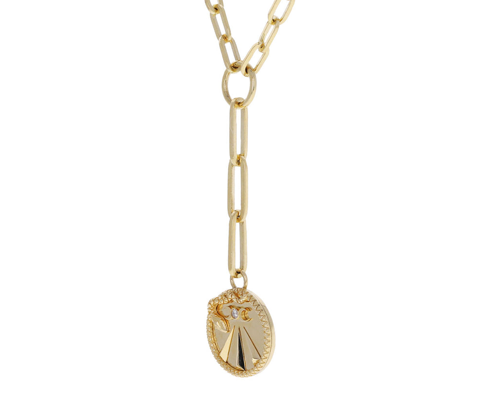 Refined Clip and Baby Mind Body Soul Medallion Necklace