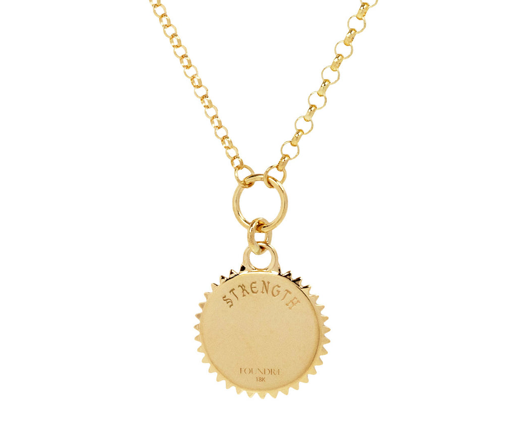 Foundrae Solar and Lunar Small Belcher Necklace Back