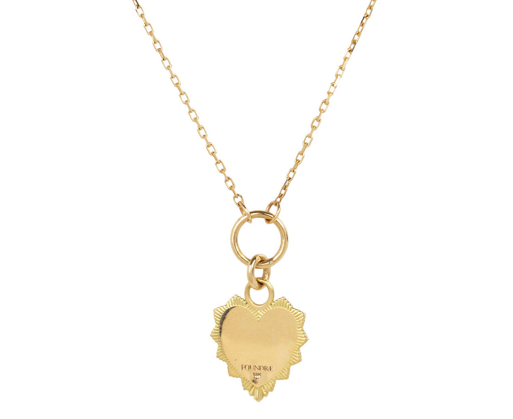 Red Enamel Heart Love Token Pendant Necklace - TWISTonline 