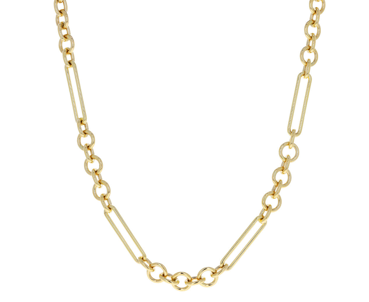 Midsize Mixed Clip Chain Necklace